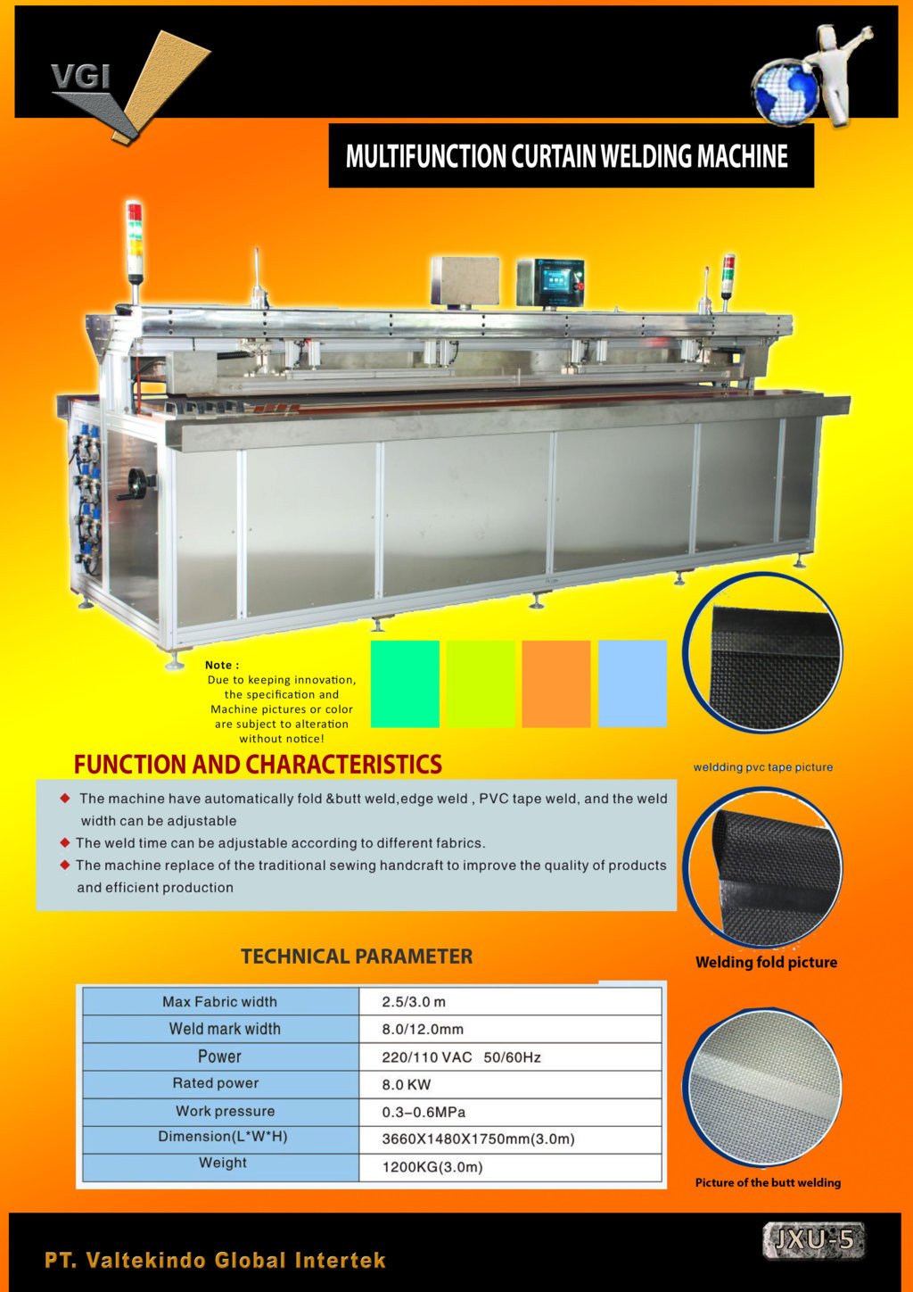 MULTIFUNCTION CURTAIN WELDING MACHINE