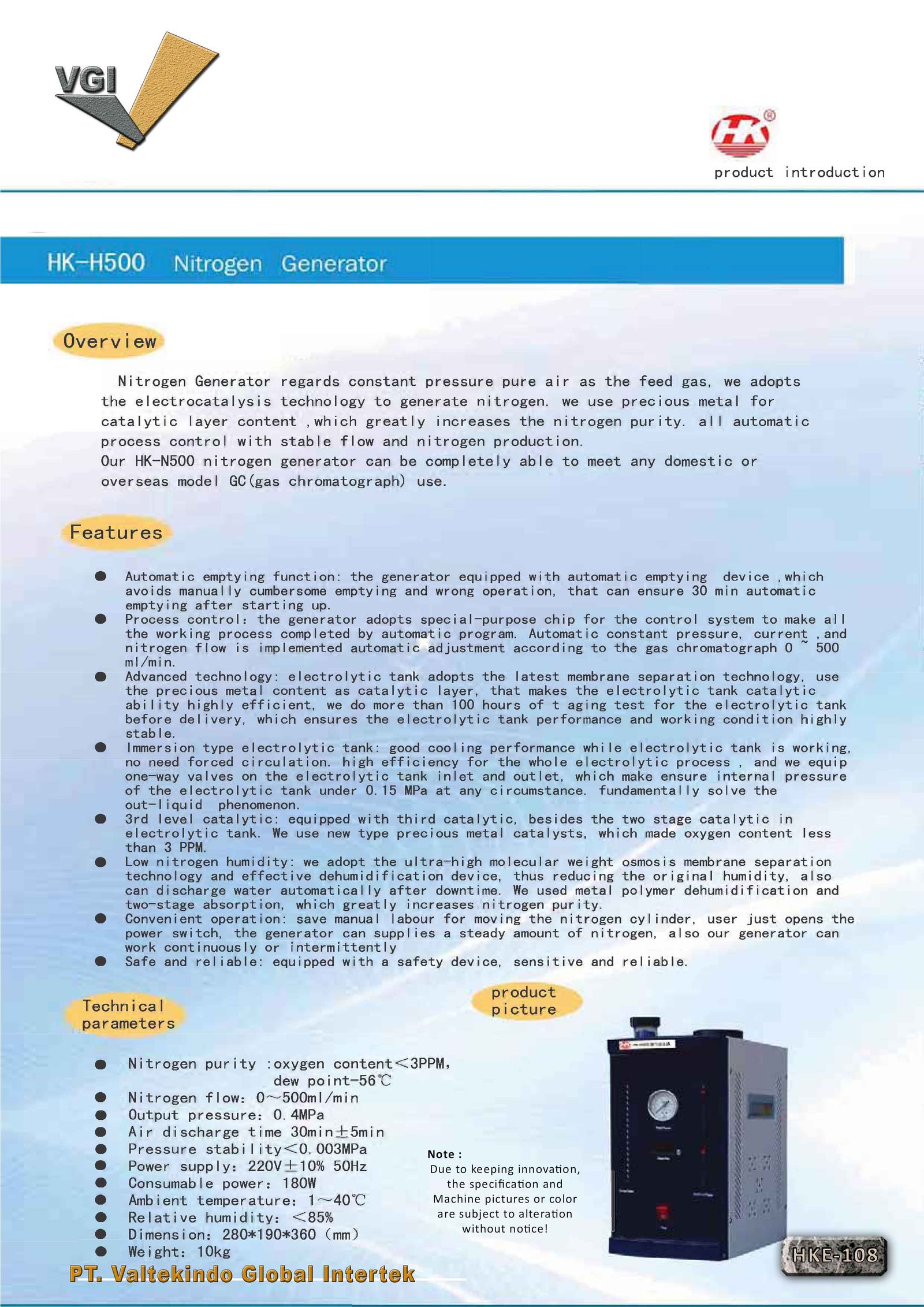 Nitrogen Generator