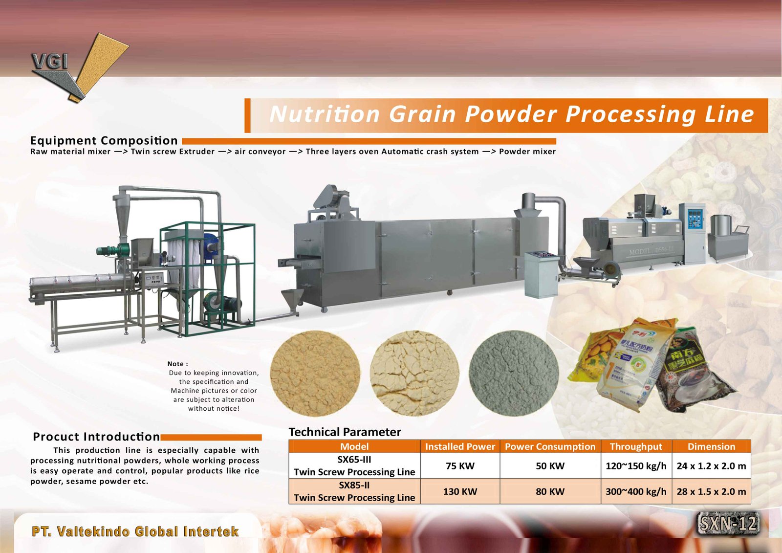 Nutrition Grain Powder Processing