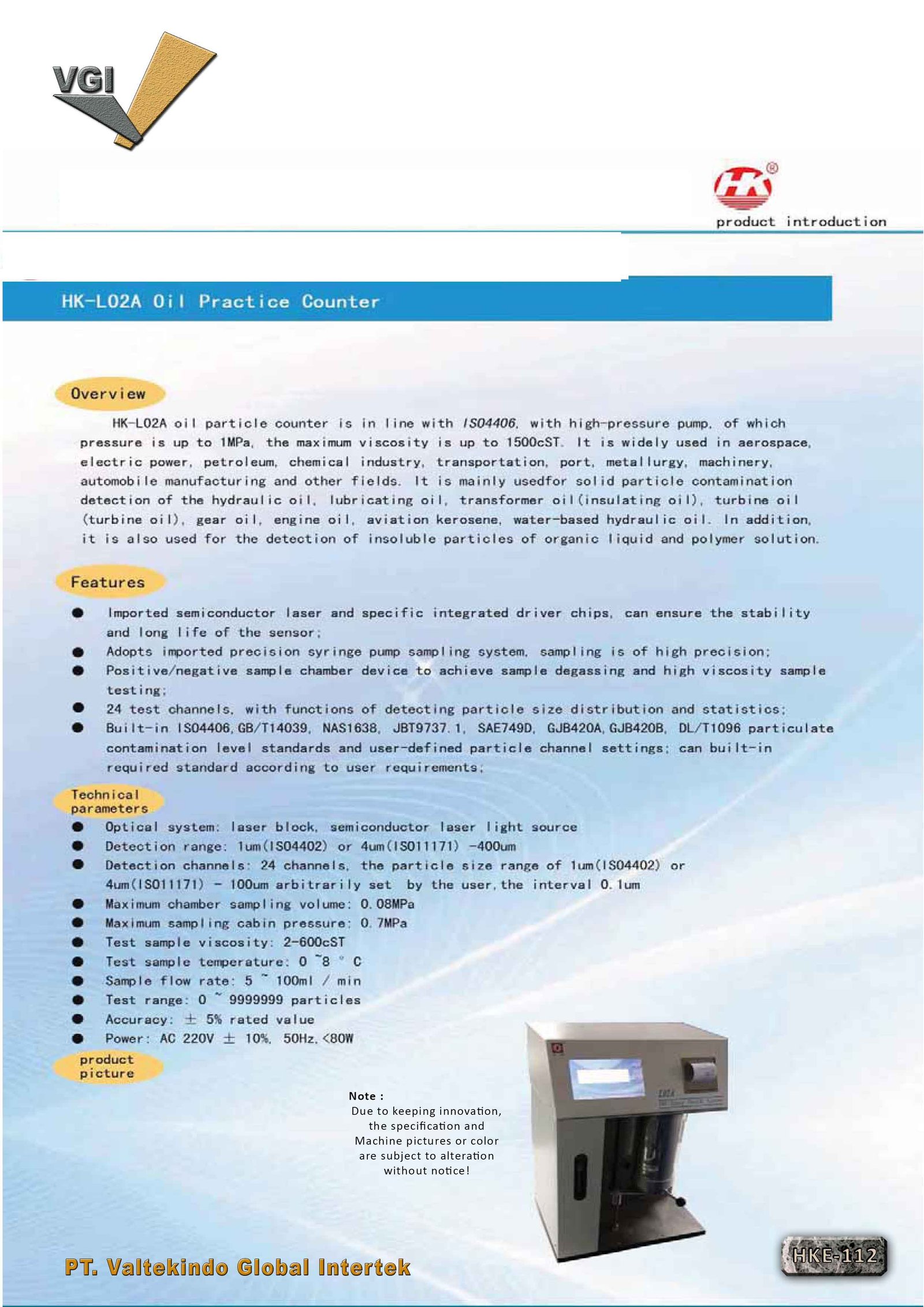 Oil Practice Counter