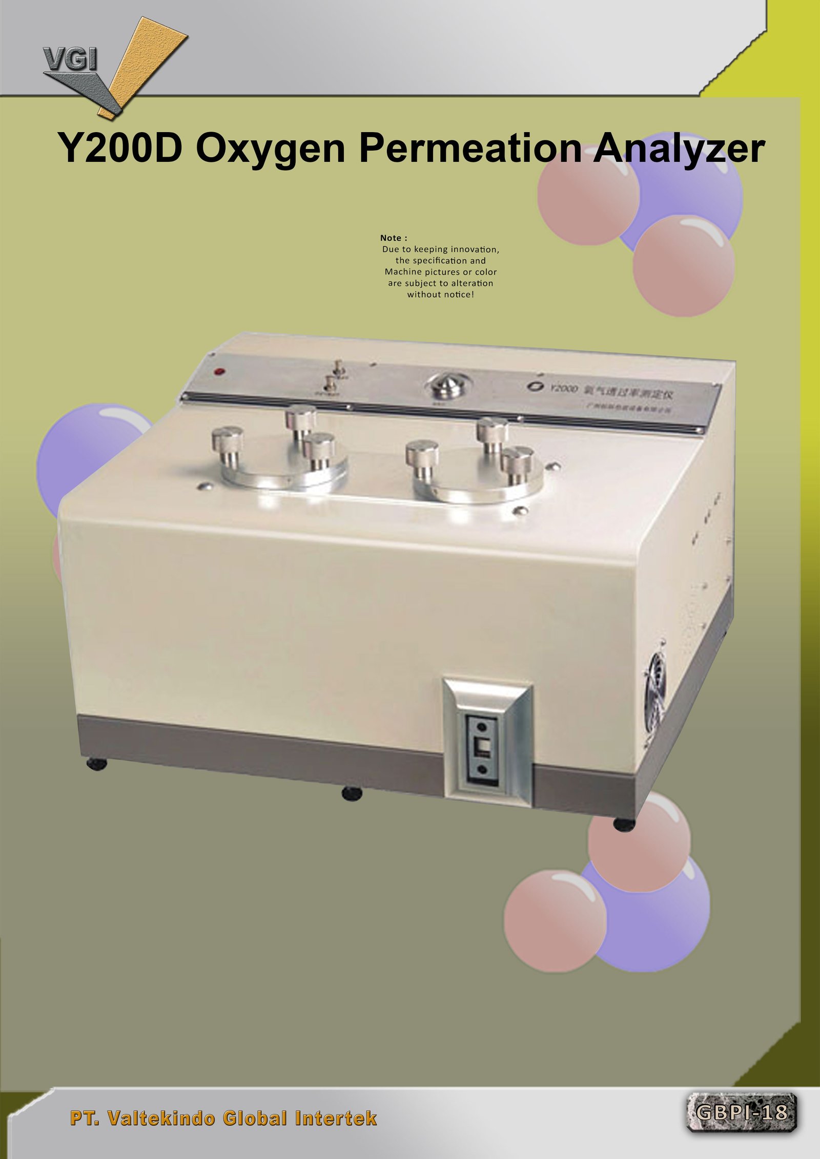 Oxygen Permeation Analyzer 2