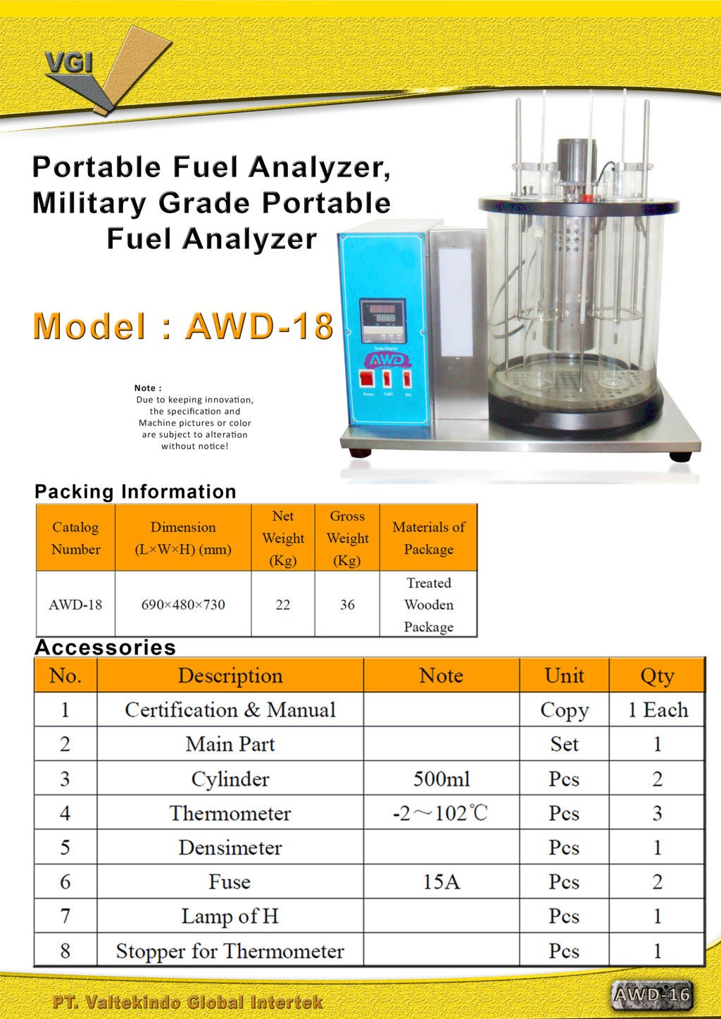 Portable Fuel Analyzer, Military Grade Portable Fuel Analyzer