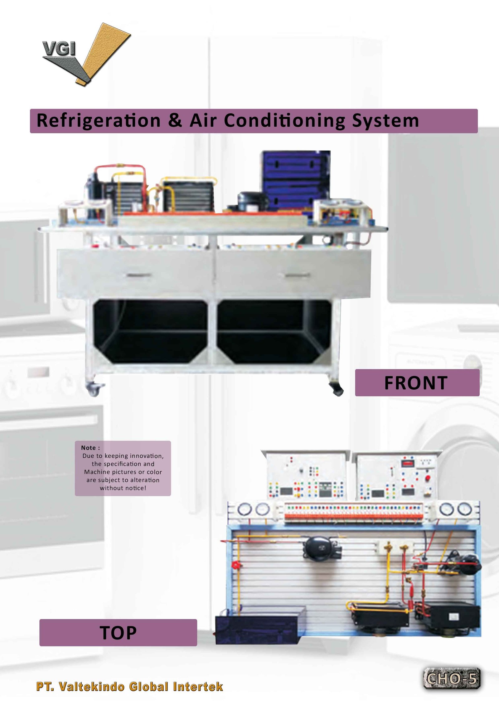 Refrigeration & Air Conditioning System Trainer 3