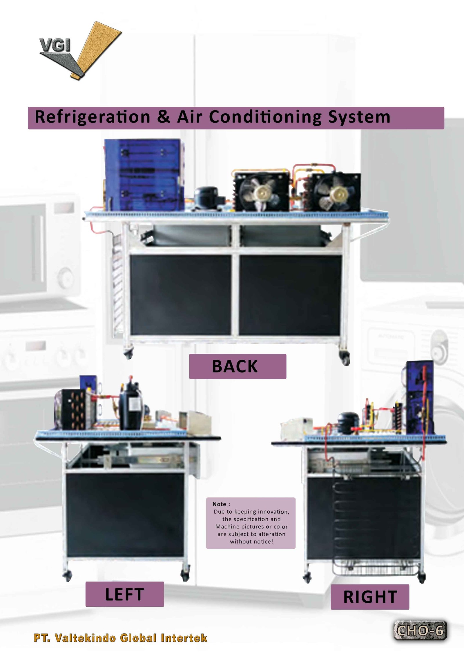 Refrigeration & Air Conditioning System Trainer 4 