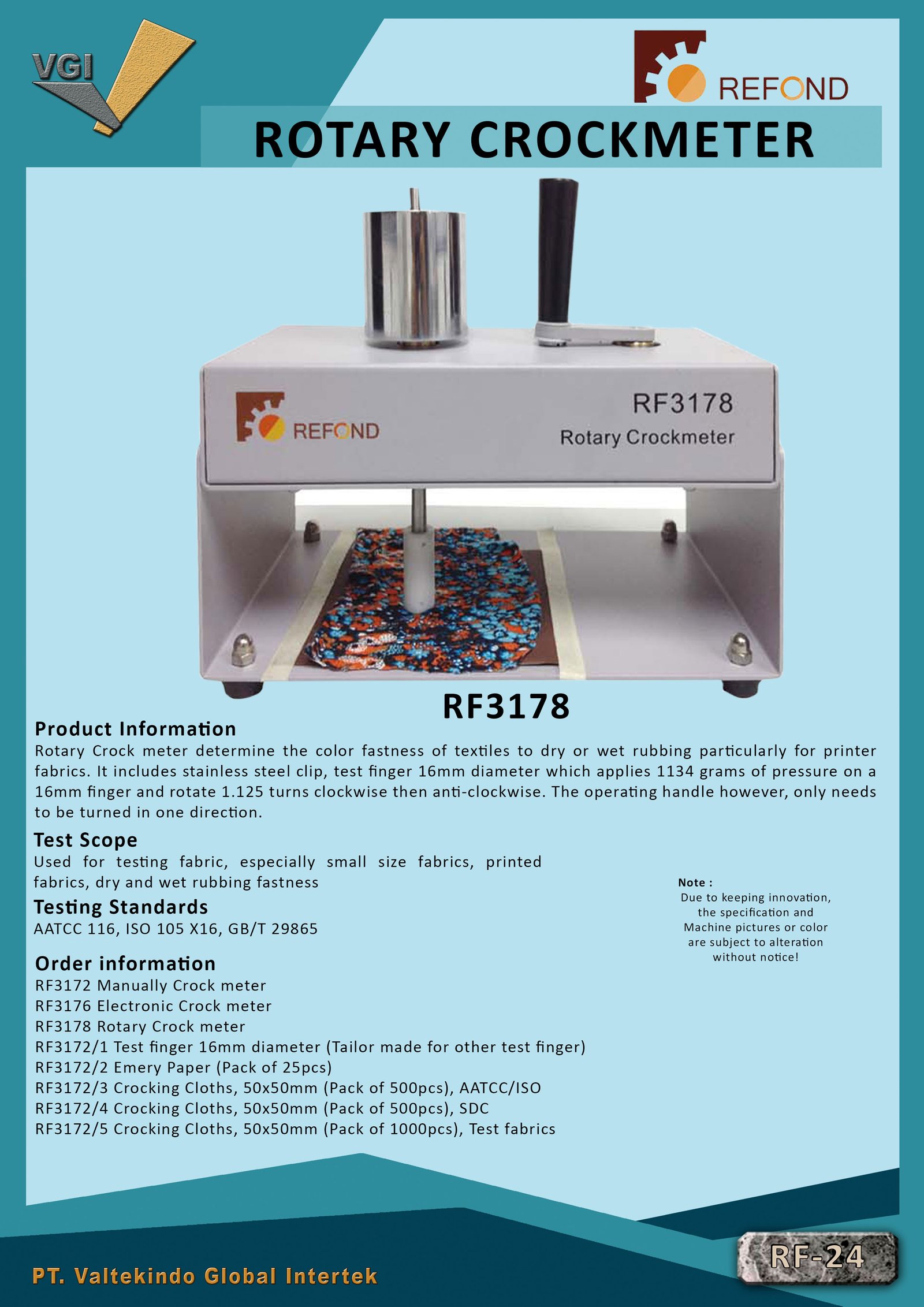 ROTARY CROCK METER