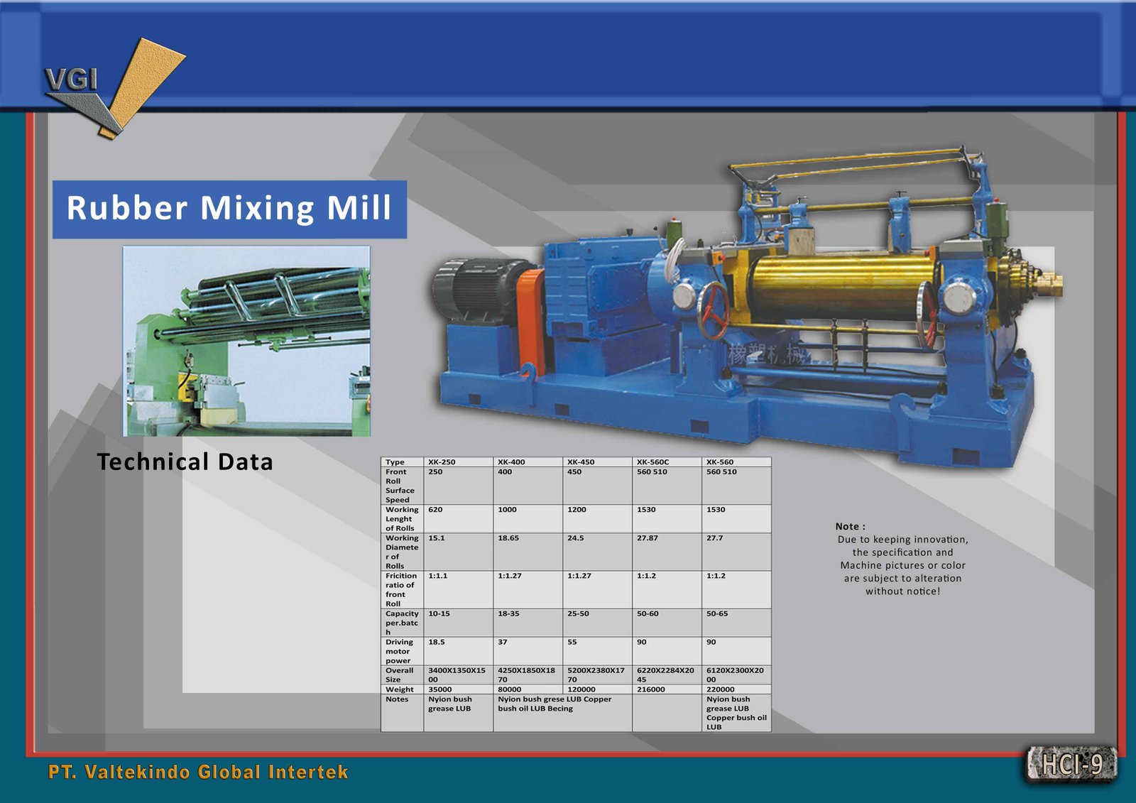 Rubber Mixing Mill