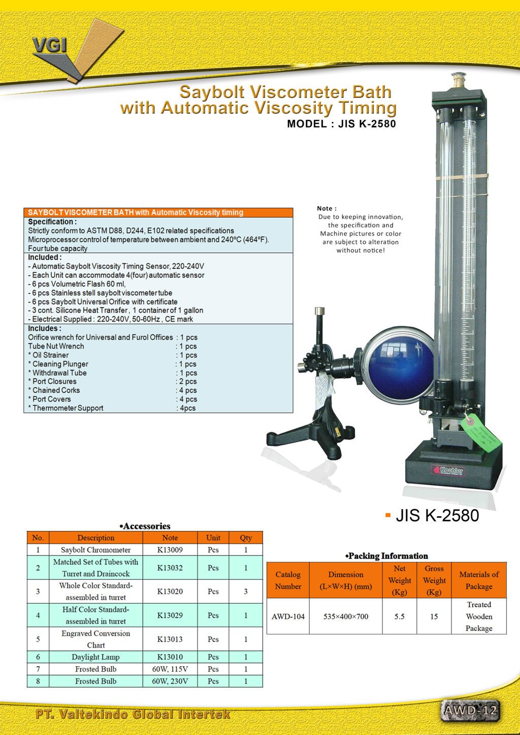 Saybolt Viscometer Bath