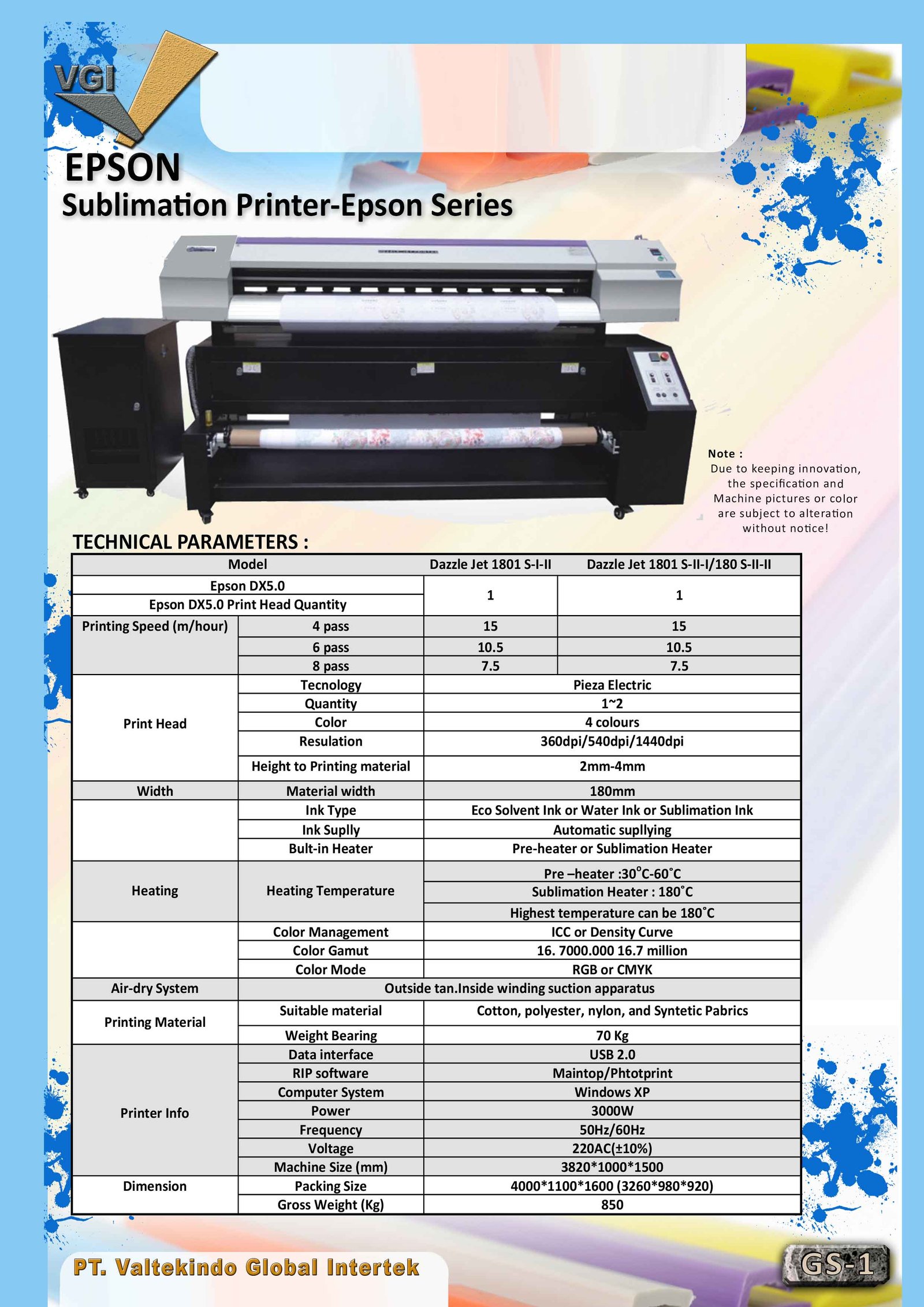 Sublimation Printer