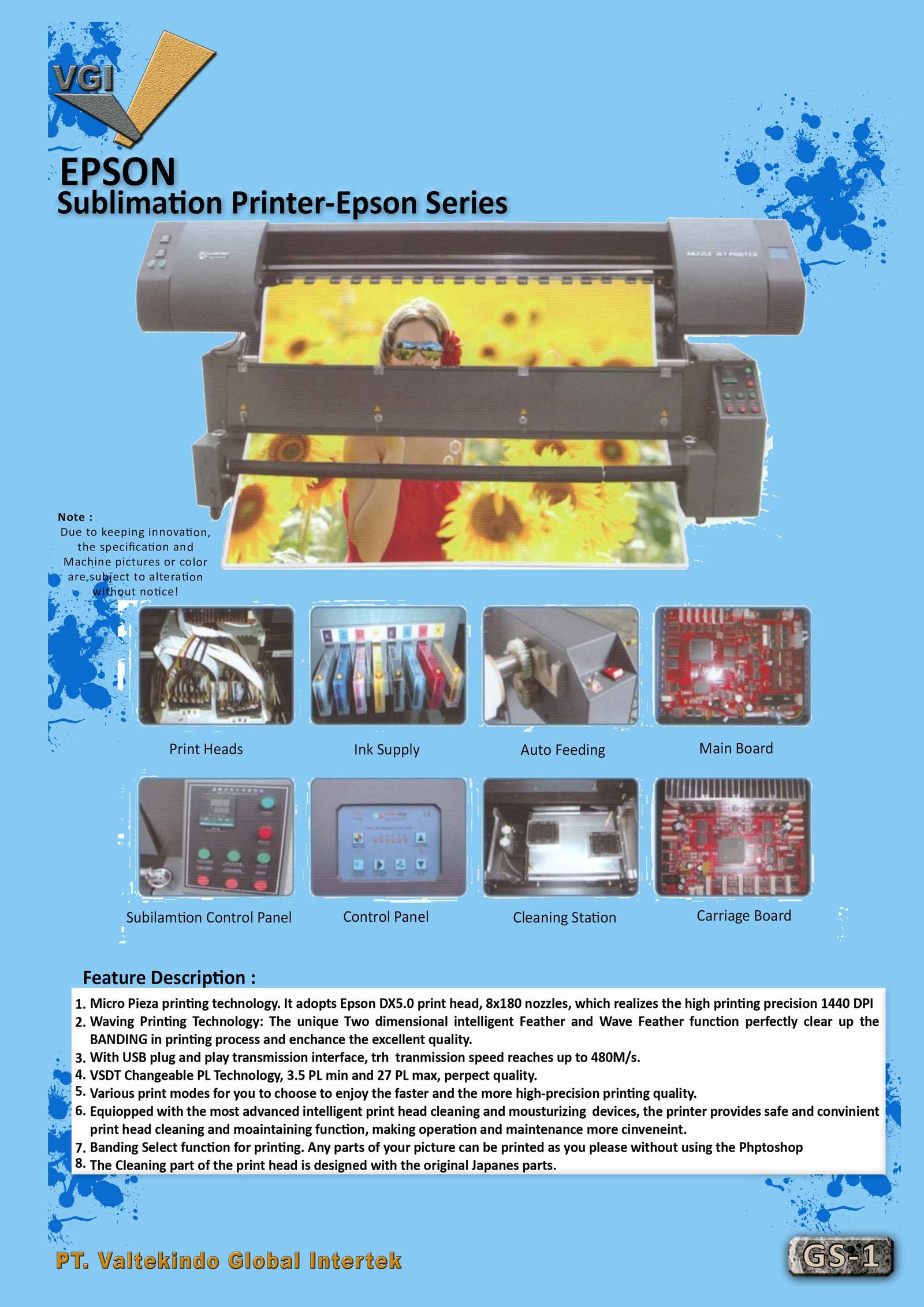 Sublimation Printer Epson Series