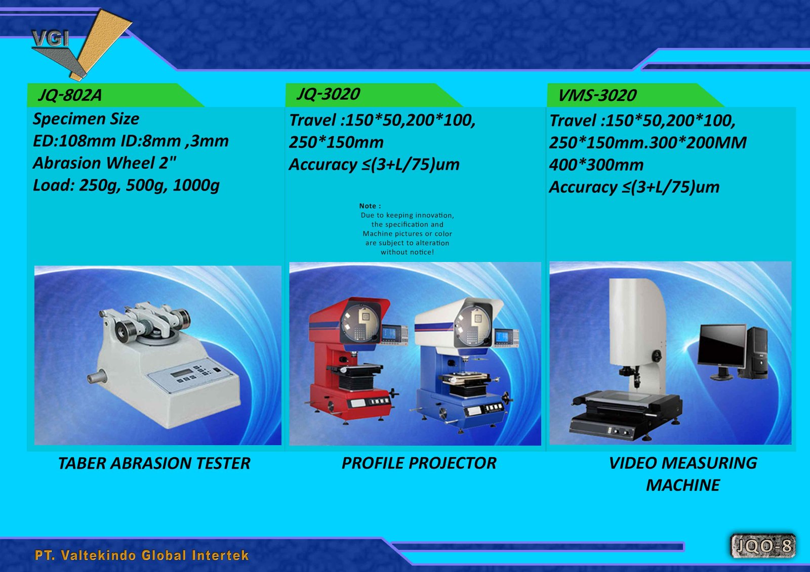 Taber Abrasion Tester & Profile Projector