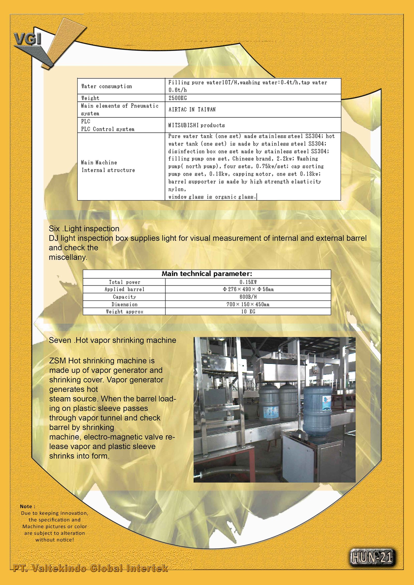 The whole set production filling line7