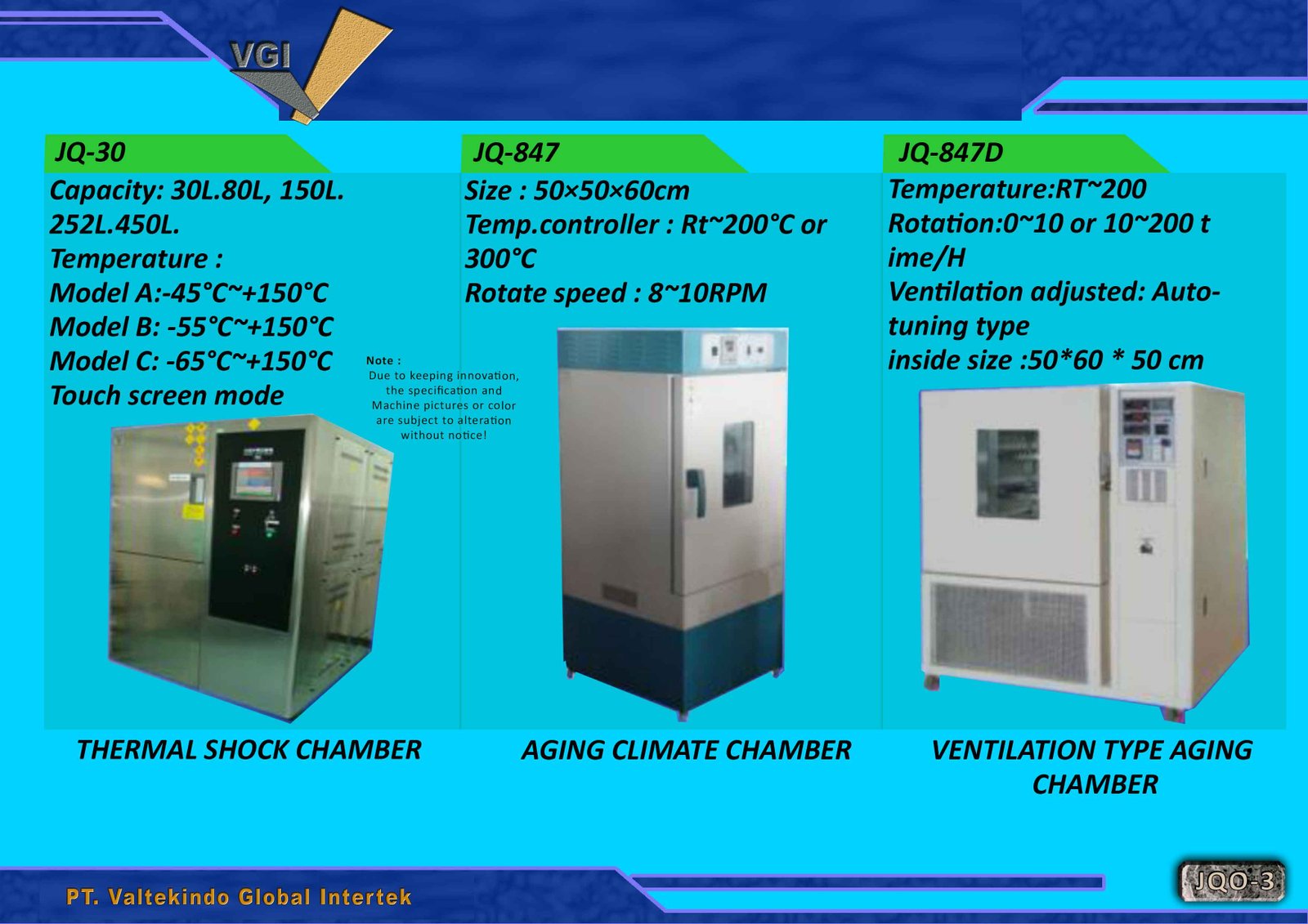 Thermal Shock Chamber & Aging Climate Chamber