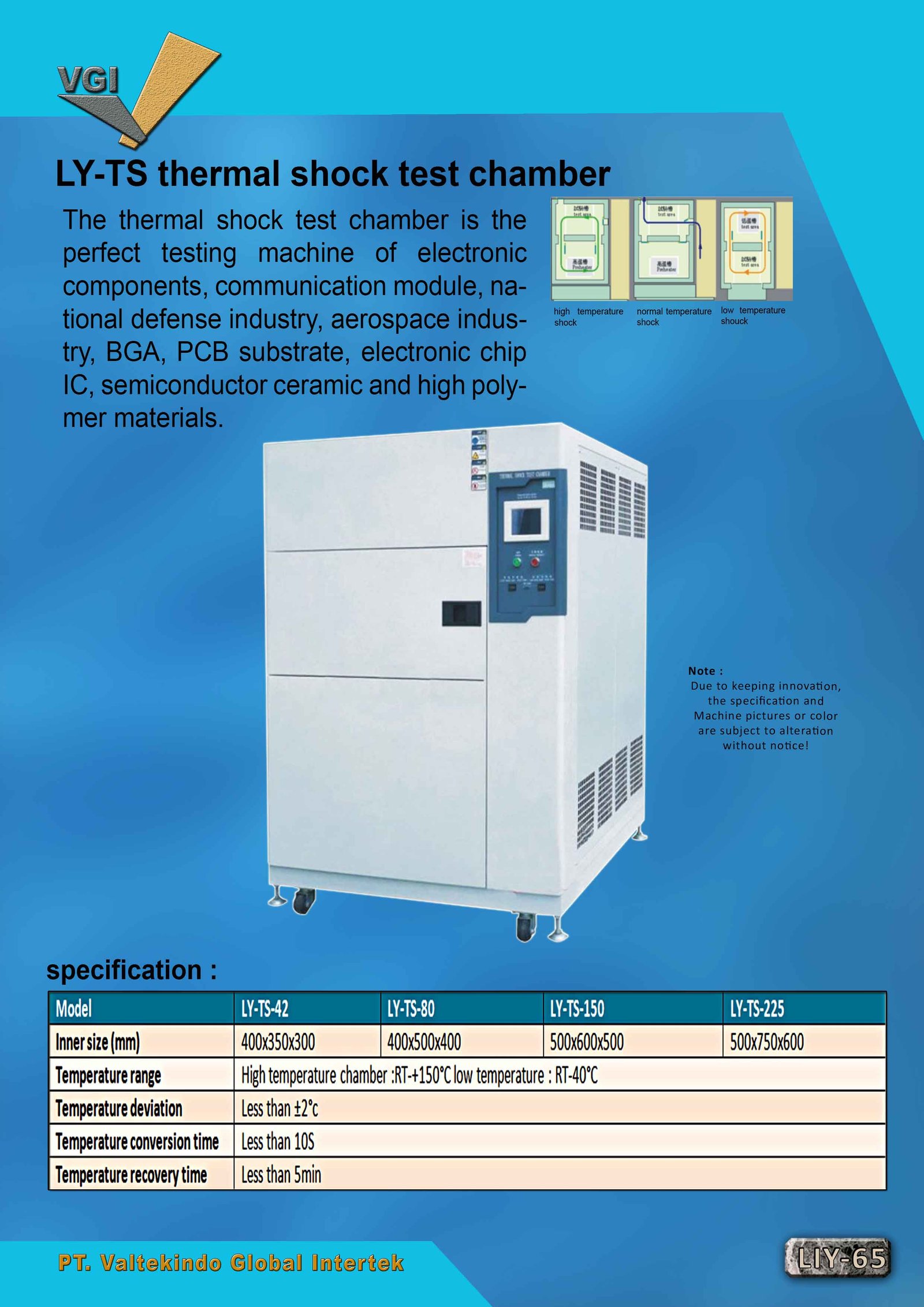 Thermal Shock Test Chamber