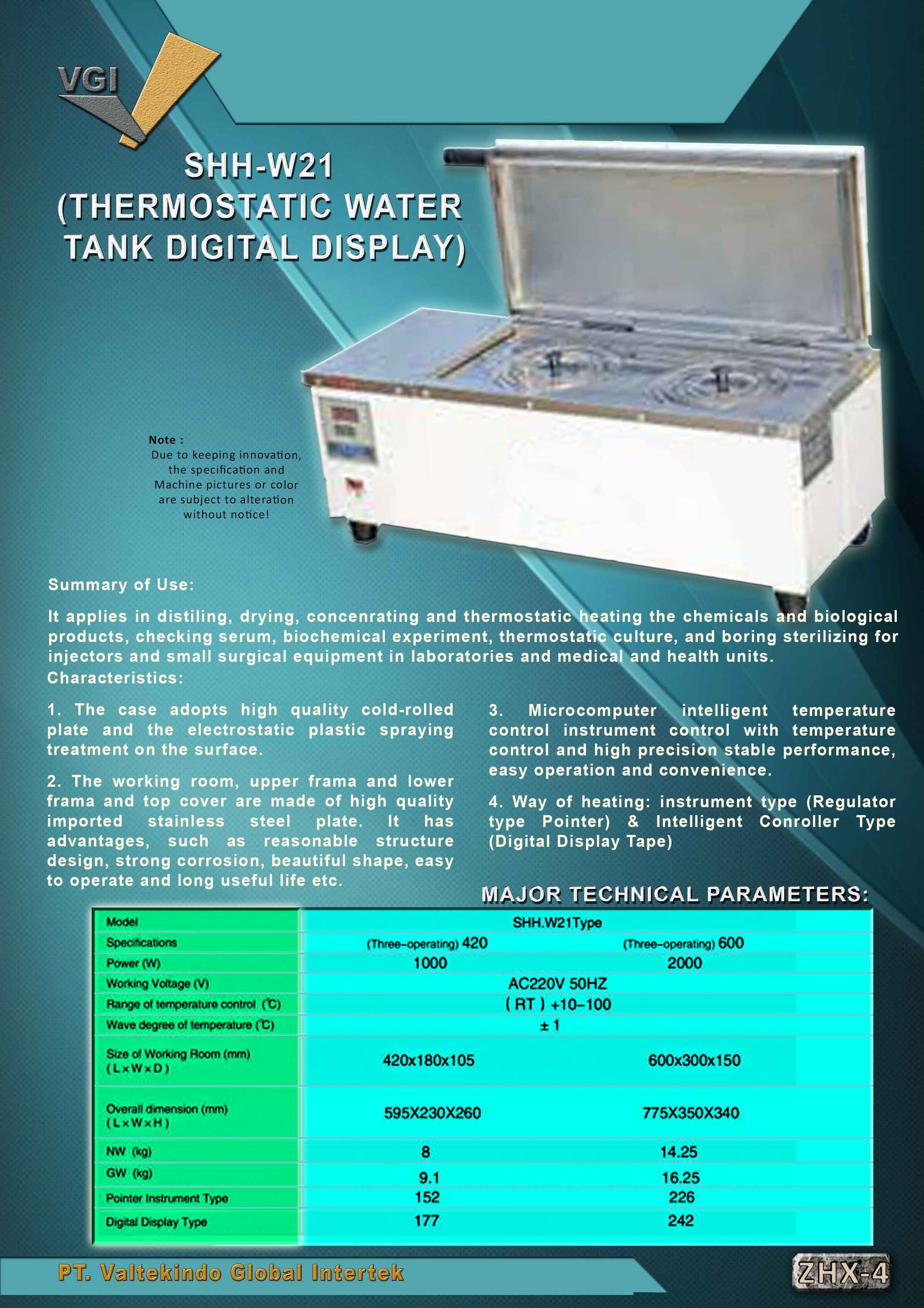 Thermostatic Water Tank Digital Display