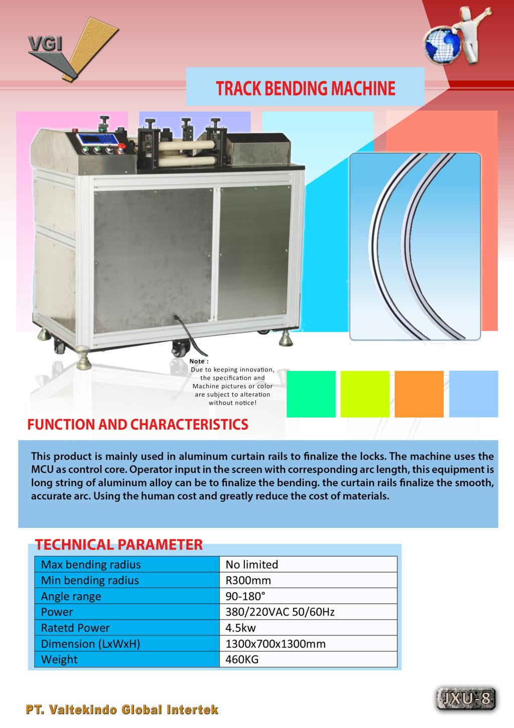 TRACK BENDING MACHINE 