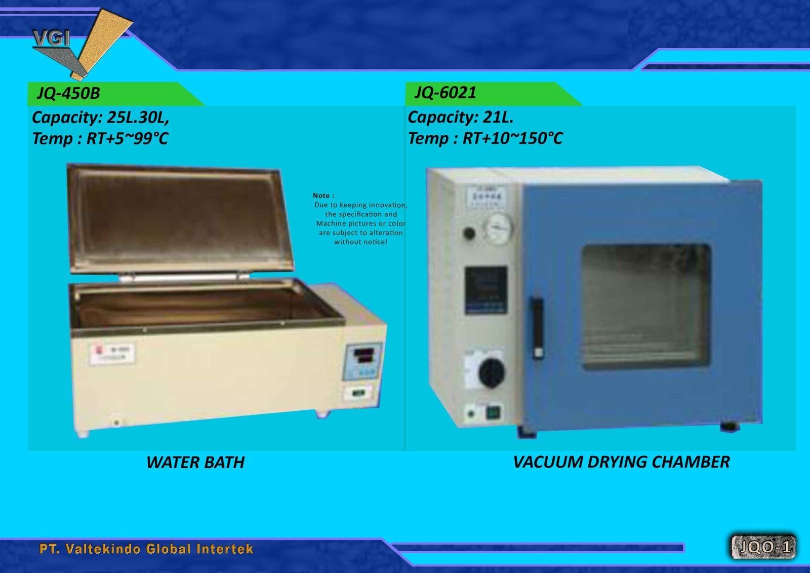 Water Bath & Vacuum Drying Chamber