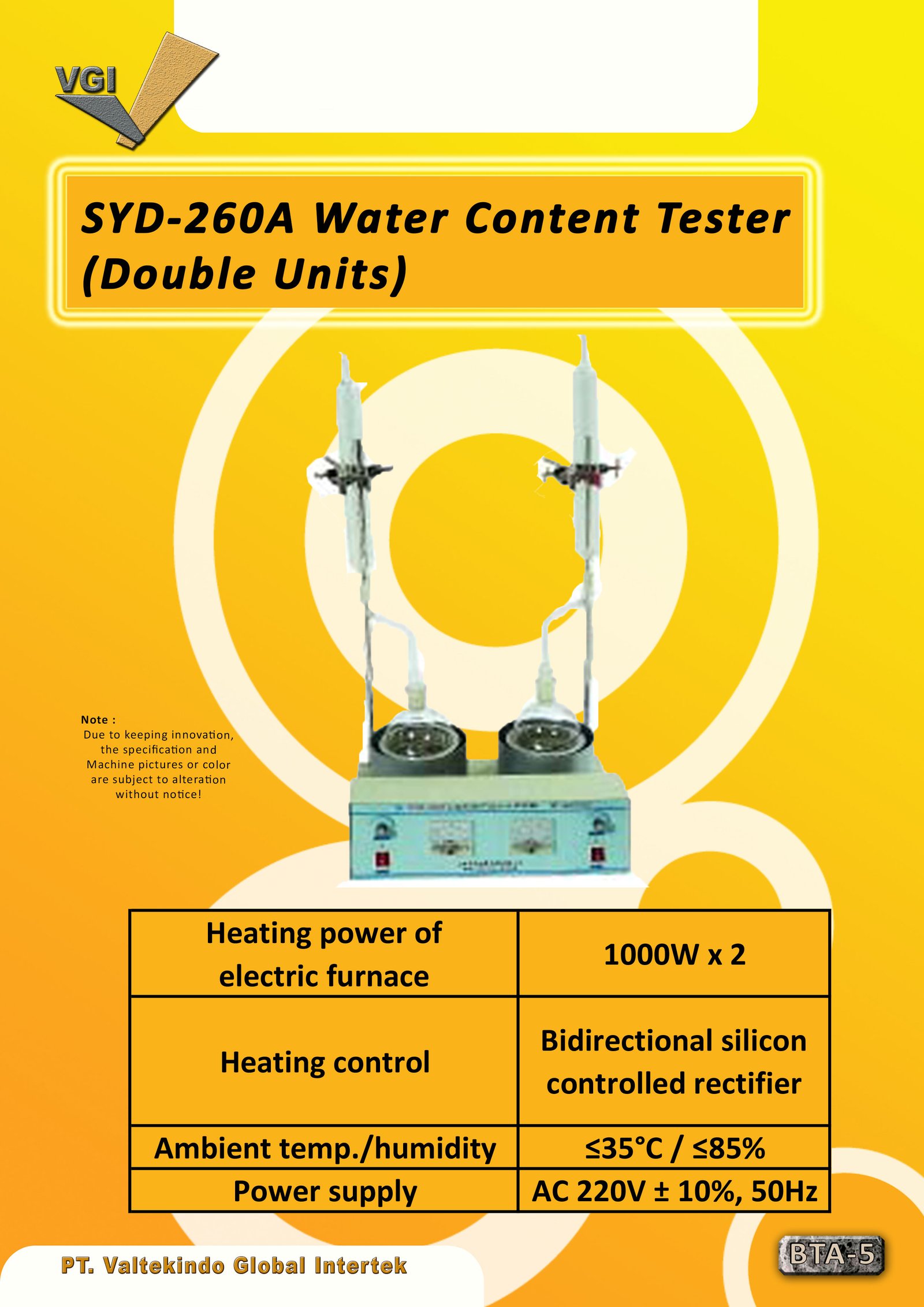 Water Content Tester (Double Units)