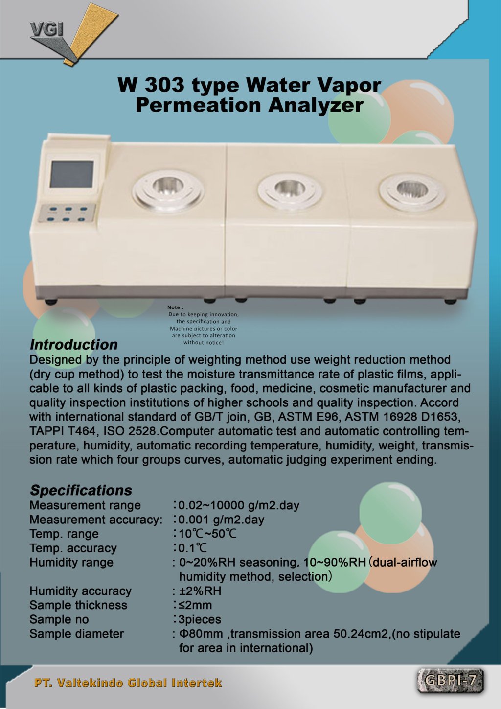 Water Vapor Permeation Analyzer 2