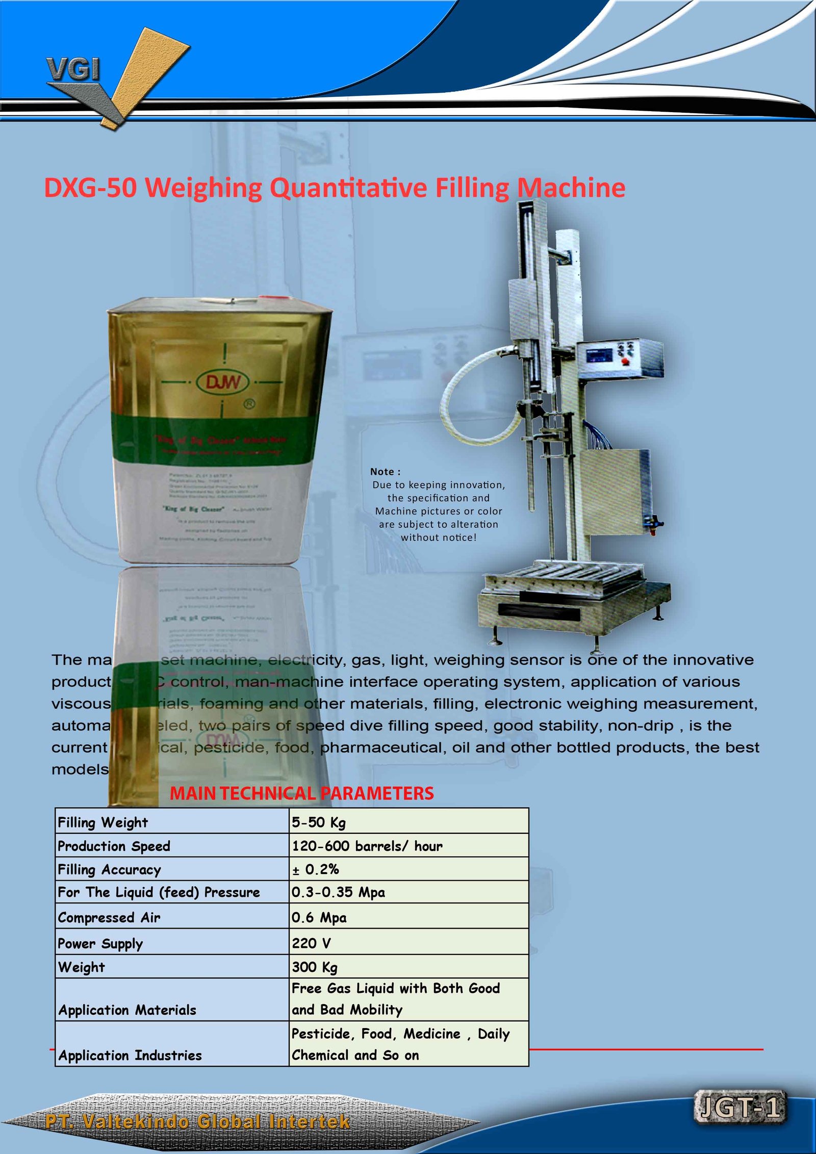 Weighing Quantitative Filling Machine